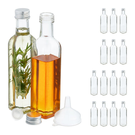 250 ml stikla pudeles liķierim, sulai, eļļai