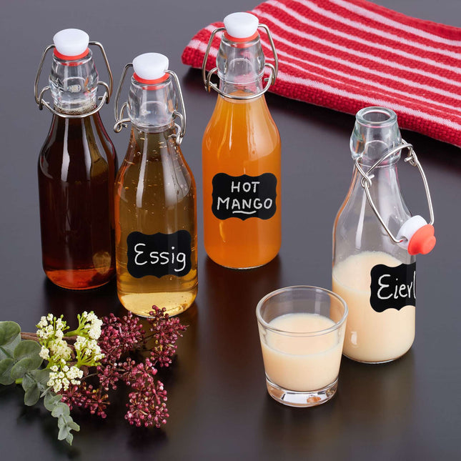 250 ml vārglāze ar skavu vāku, 6 iepakojumā