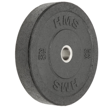 25 kg melnais olimpiskais bufera disks - svarcelšanai