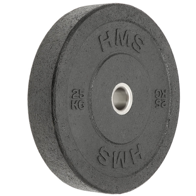 25 kg melnais olimpiskais bufera disks - svarcelšanai