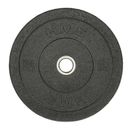 25 kg melnais olimpiskais bufera disks - svarcelšanai