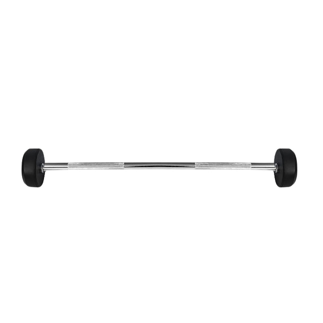 25 kg gumijas pārklāts stieņa svara disks