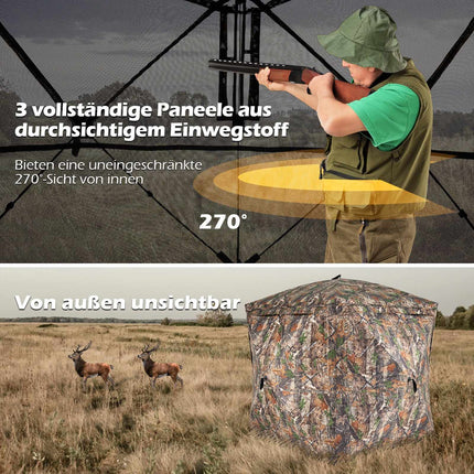 270. gada maskēšanās stila uznirstošā medību telts, Oksforda, 2-3 personām