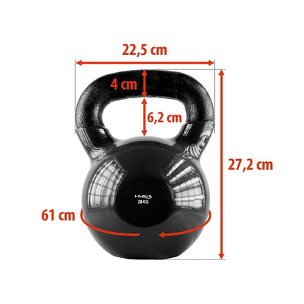 28 kg čuguna svaru bumba - melna