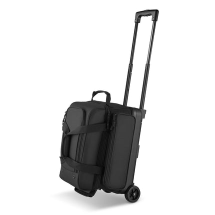 2-Ball Roller Bowling Bag With Wheels, Fits US 16 Shoes