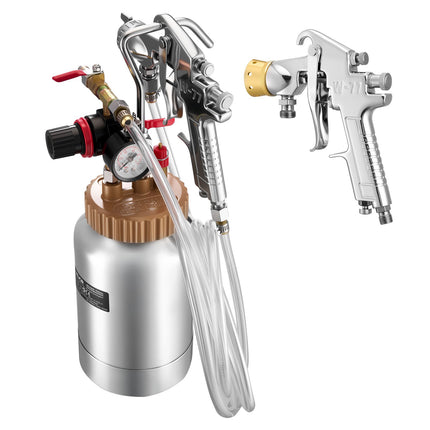 2L Pressure Pot Paint Sprayer Kit, 2 Guns 1.8 and 3.0mm