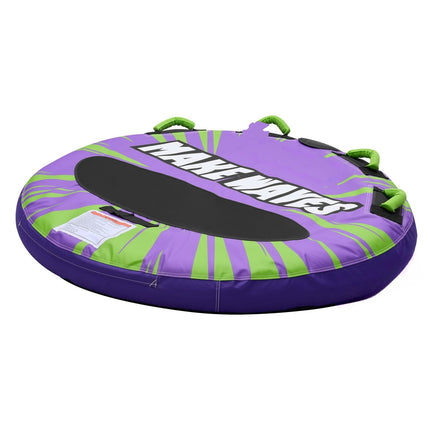 2-Person Towable Tube for Boating, 340 lb, Nylon Cover