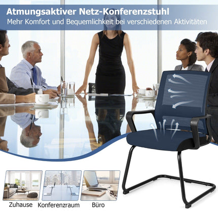 Divdaļīgs ergonomisks viesu krēslu komplekts ar jostasvietas atbalstu