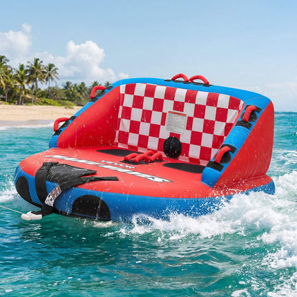 2-Rider Towable Tube, 154 kg, Nylon Cover, Dual Tow Points