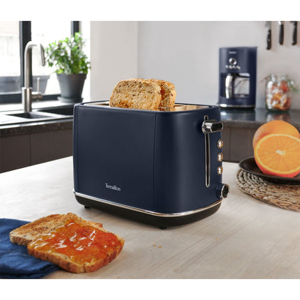 2 šķēļu tosteris, 1050 W, 6 brūnināšanas līmeņi, zils