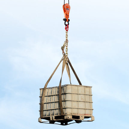 2-Ton Snatch Block Pulley, 3in Sheave, G80 Chain