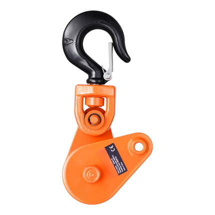 2 Ton Snatch Block Pulley, Swivel Hook, 3/8 in Rope