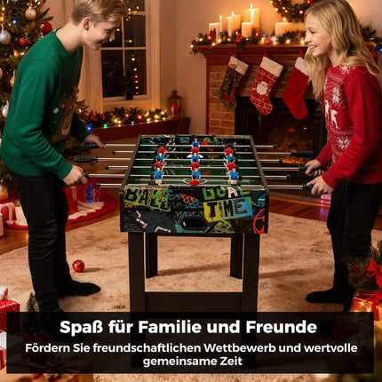 2-in-1 mini galda futbola galds, noņemamas kājas, 86 cm
