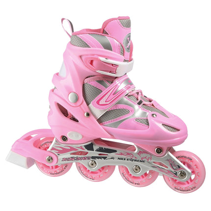 2-in-1 Pink Inline & Ice Skates, Size L (39-42)