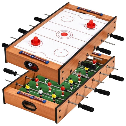 2-in-1 galda futbola un gaisa hokeja spēļu galds