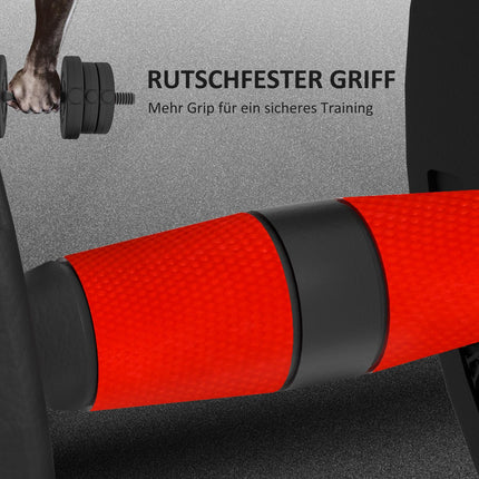 2 vienā hanteļu komplekts, 20 kg regulējama hantele un stienis, profesionāla hantele spēka treniņiem, melna