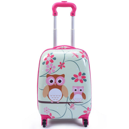 2-piece suitcase set travel luggage 16'' suitcase + 12'' backpack