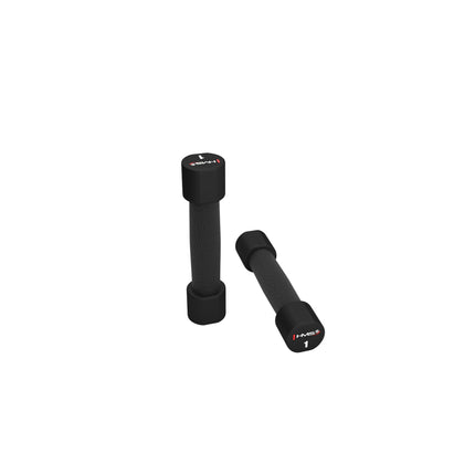 2 x 1 kg poliuretāna hanteles, TPU pārklājums