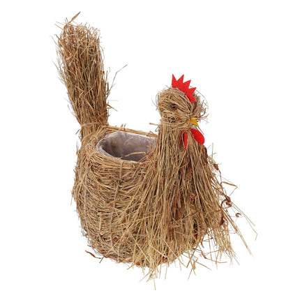 2x Chicken Flower Pot