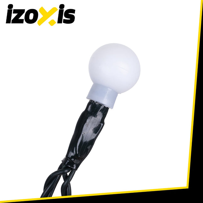 300 LED Ziemassvētku lampiņas, silti baltas, 30 m, 8 režīmi