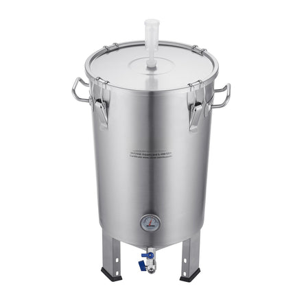30L 304 Stainless Steel Beer Fermenter With Valve, Thermometer