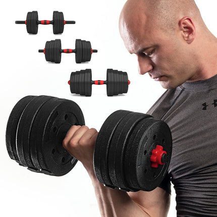 30 kg regulējams stieņa un hanteļu komplekts