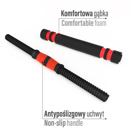 30 kg regulējams hanteļu komplekts, 6 vienā