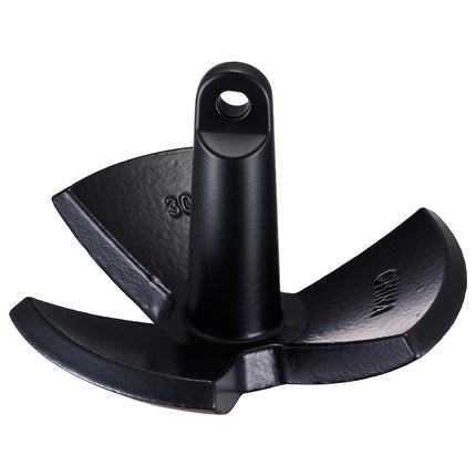 30 lb Mushroom Boat Anchor, Vinyl-Coated Cast Iron