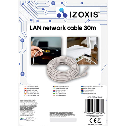 30 m Izoxis 22532 LAN kabelis