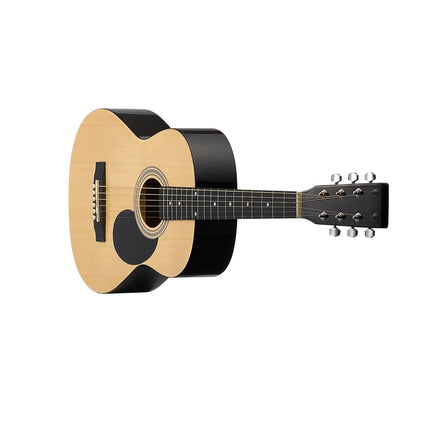 36-Inch Dreadnought Acoustic Guitar, Natural, Gig Bag Set
