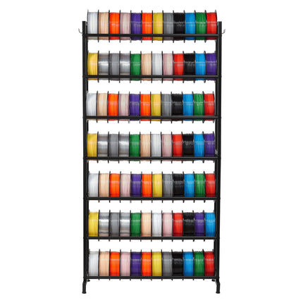 3D Printer Filament Storage Rack – 7-Tier Carbon Steel