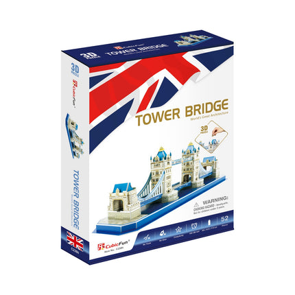 3D puzles Tower Bridge modelis radošai būvniecības jautrībai