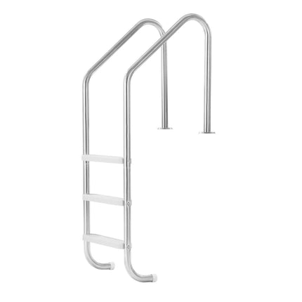 3-Step Pool Ladder, Double Handrails, 304 Steel, 120 kg