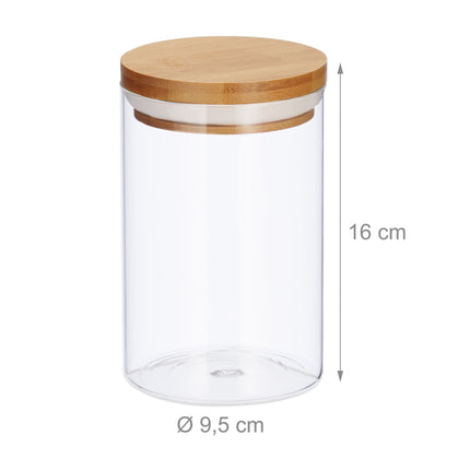 3 uzglabāšanas burkas pa 800 ml