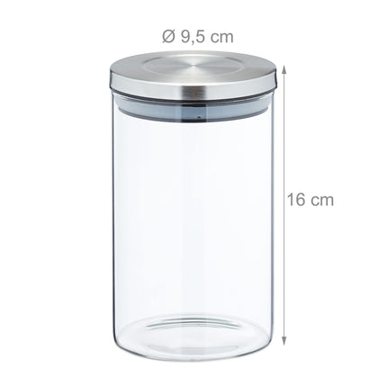 3 uzglabāšanas burkas pa 800 ml
