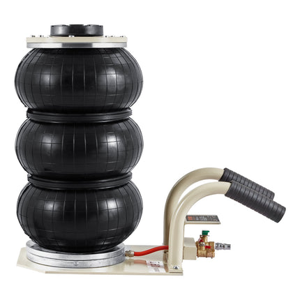 3 Ton Pneumatic Air Jack, Triple Bag, 17.7 in Lift