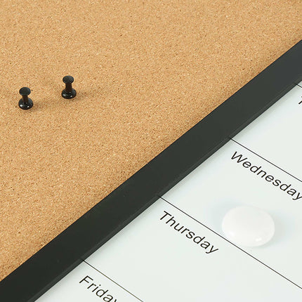 3-in-1 Combo Board with Whiteboard, Cork, Planner
