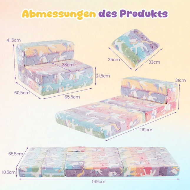 3-vienā bērnu dīvāngulta, spīd tumsā, mazgājams pārvalks