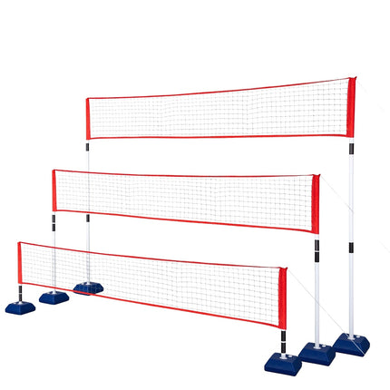 3-in-1 tīkls badmintonam, tenisam, volejbolam