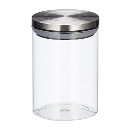 3 stikla burkas ar vākiem pa 600 ml, iepakojumā