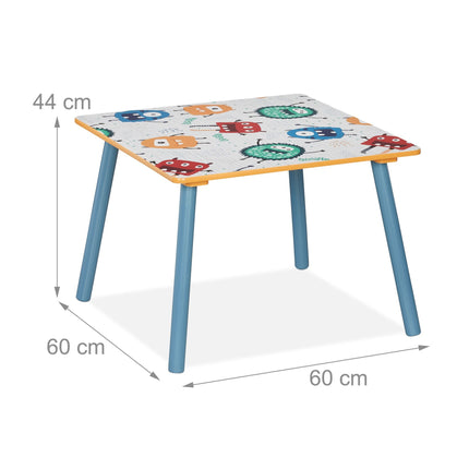 3-piece seating group for children Monster motif