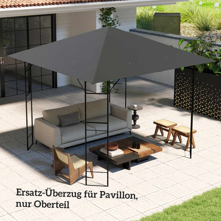 3x3m paviljona nomaināmais nojume, ūdeni atgrūdoša, UPF30+