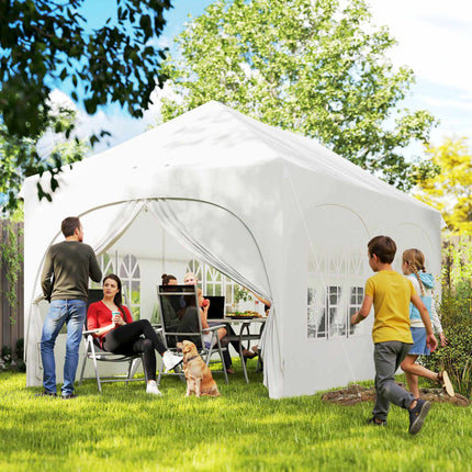 3x6m uznirstošs paviljons ar sāniem, regulējamu jumtu, somu