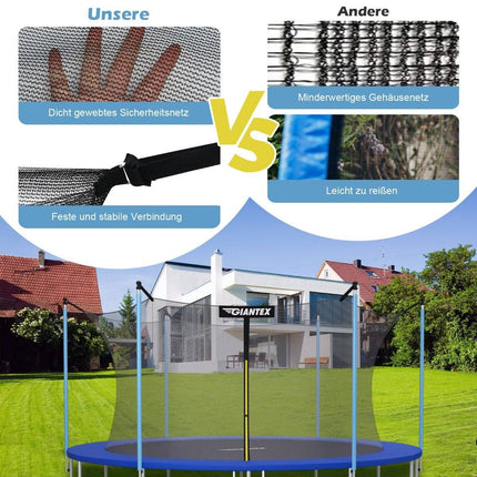 Ø 487cm trampoline safety net for garden trampolines replacement net inside