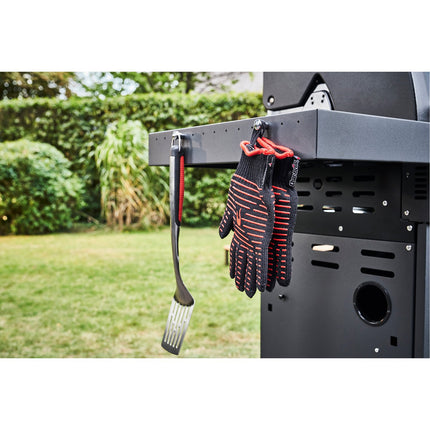 4-Burner Gas Grill with Infrared Sear Burner, Cast Iron Grates