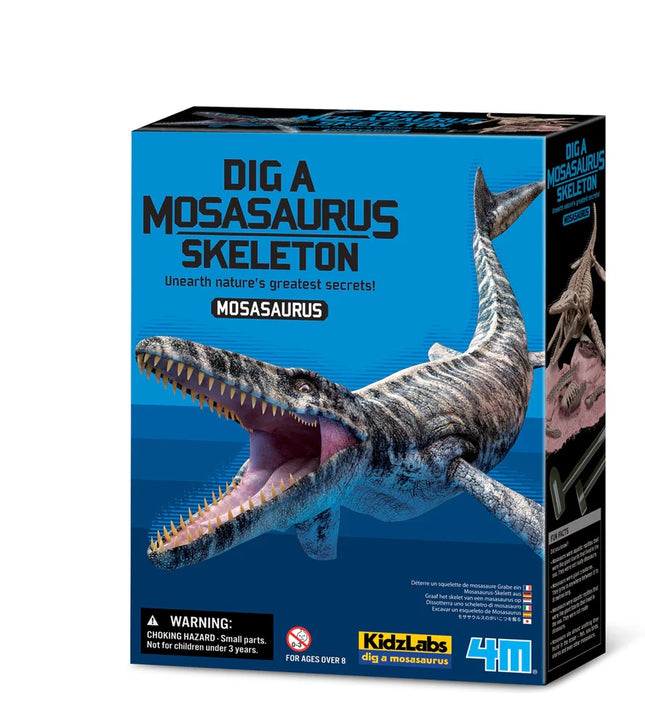 4M rokdarbu komplekts "Izrok mozaurzaura skeletu"