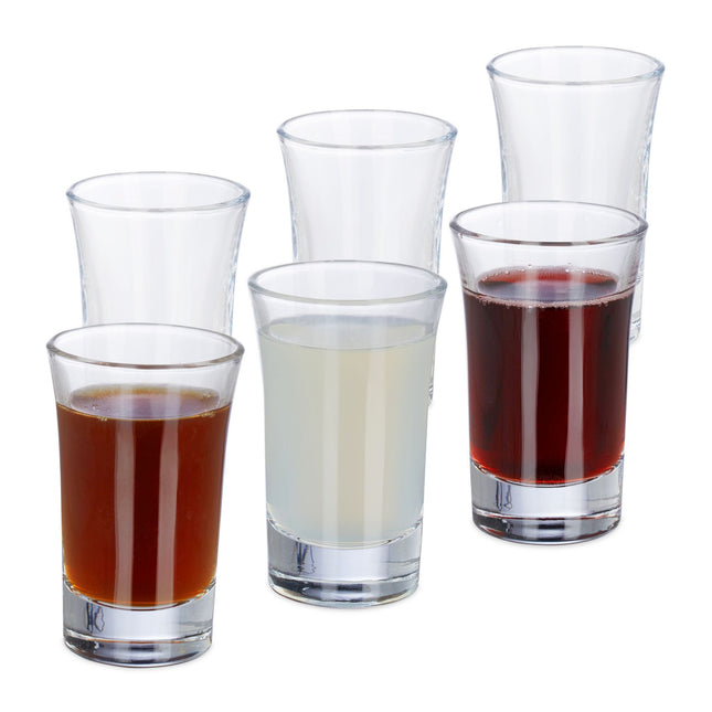 4 cl šotu glāzes 6 komplektos