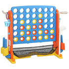 4-in-1 Game Set, Adjustable, Plastic, Colorful