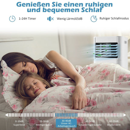 4 vienā mobilais gaisa kondicionieris 9000 BTU dzesēšanas, ventilācijas un mitruma atdalīšanas gaisa kondicionieris ar melnu vāku 16-32