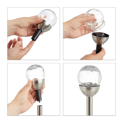 4 saules lampu komplekts